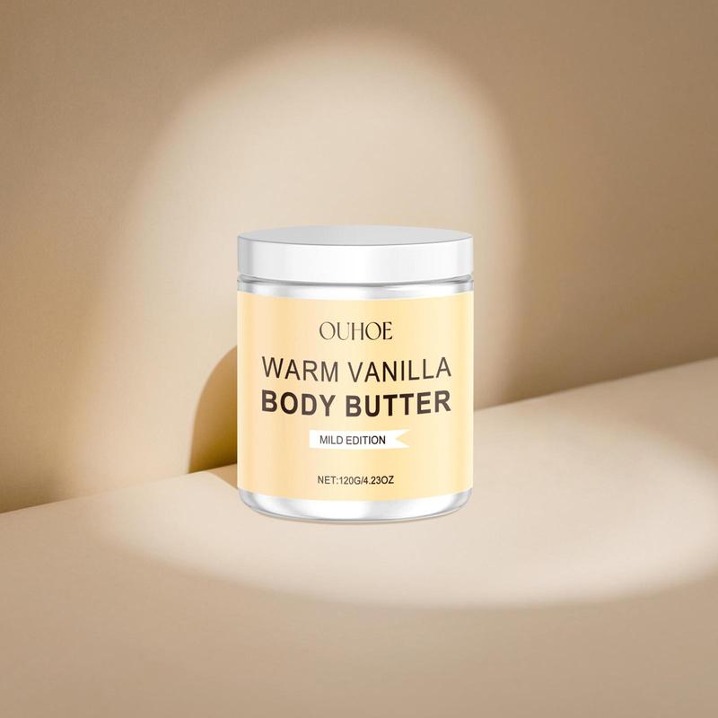 Vanilla Body Body Butter, 1 Box 2 Boxes Gentle Exfoliating Body Scrub Cream, Deep Cleansing & Nourishing Body Care Product for Women & Men