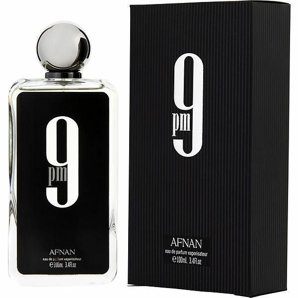 Afnan 9 PM (Black Box) Amber Vanilla fragrance for men 100ml