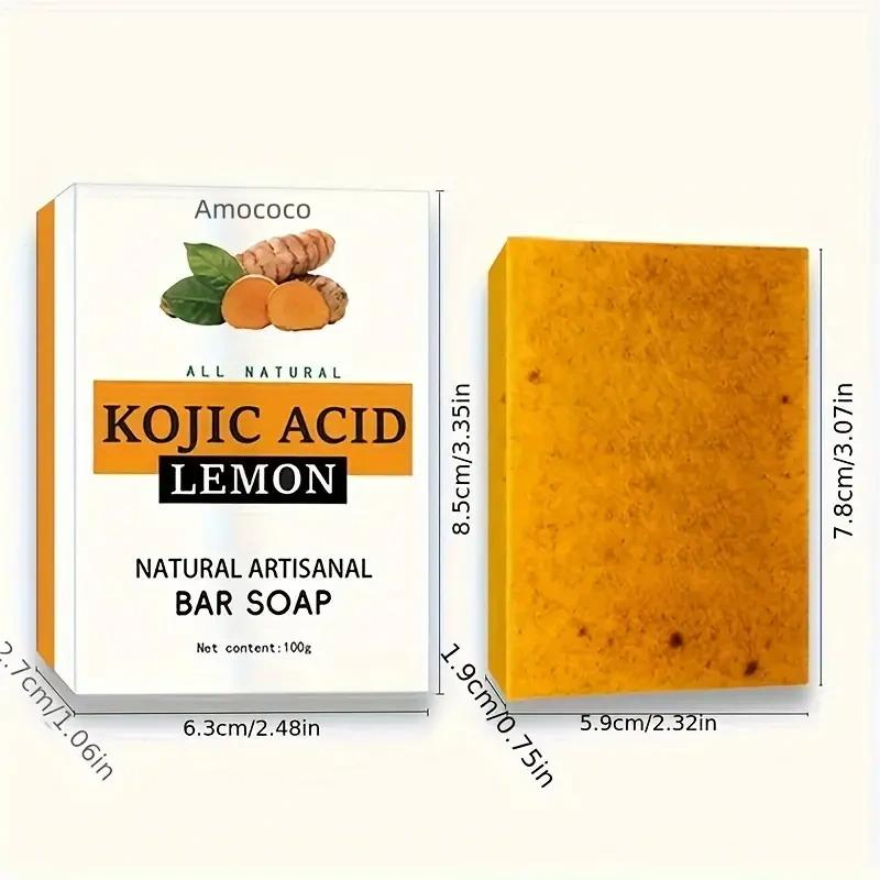 AMOCOCO Brand - AMOCOCO Brand - Turmeric soap for hyperpigmentation - with glutathione, collagen and vitamin C - natural soap bar with turmeric