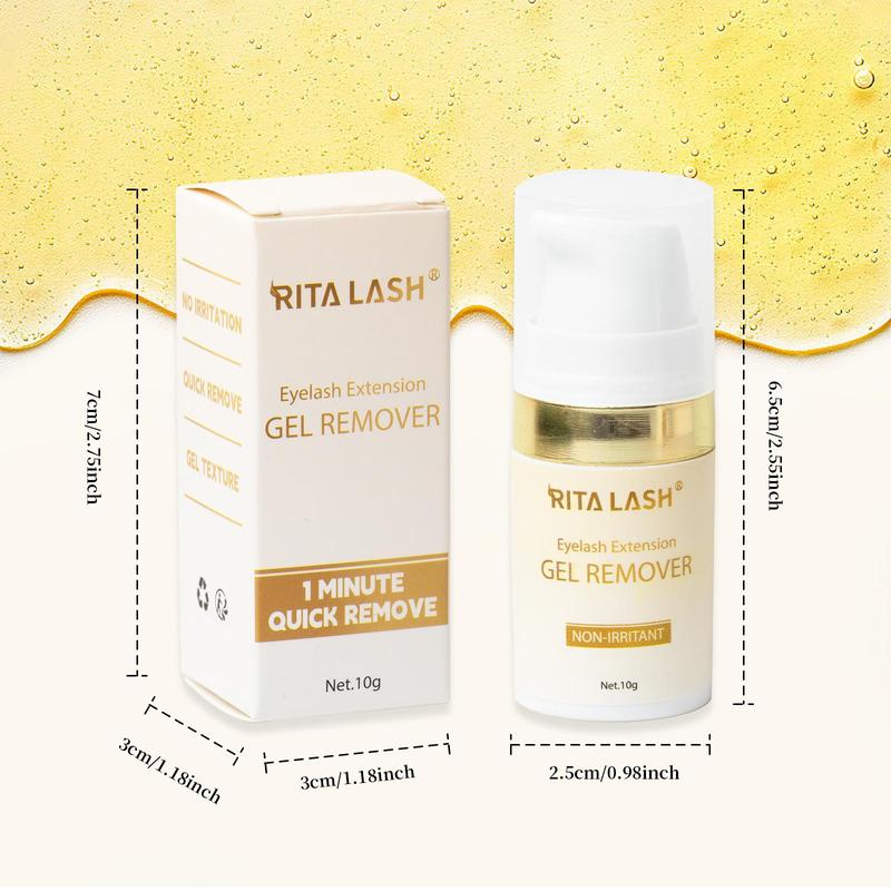 Non-irritating Eyelash Extension Gel Remover, Quickly and Easily Eyelash Glue Remover, Gentle Eyelash Extension Product