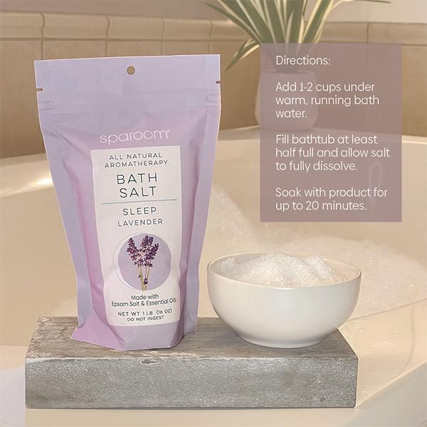 Sleep Lavender All-Natural Bath Salts Made With Essential Oils